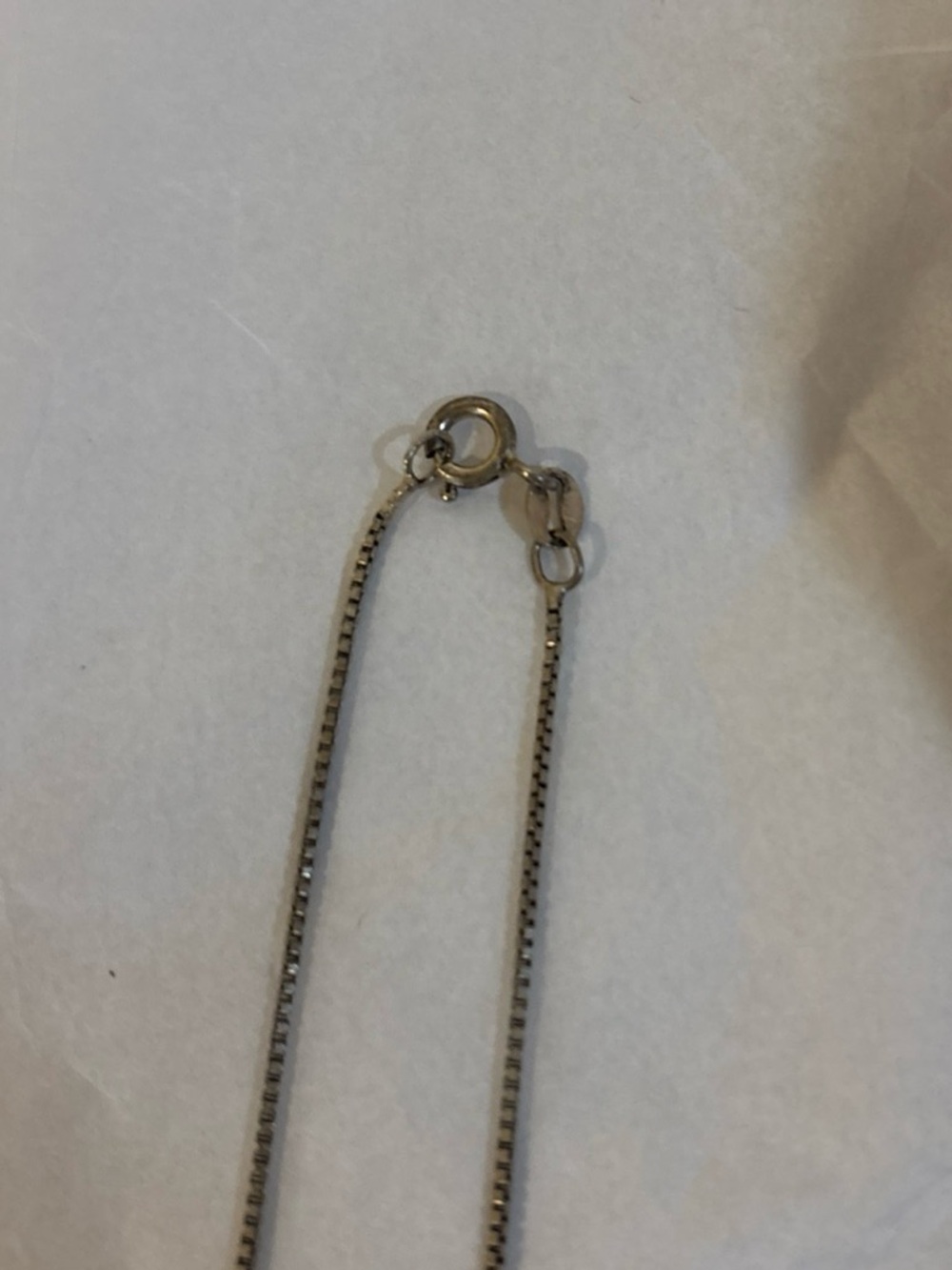 Vintage Italy 925 Sterling Silver Necklace 8” - Picture 3 of 6